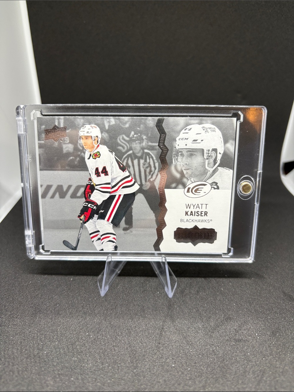 Upper Deck Wyatt Kaiser Rookie Chicago Blackhawks Hockey Trading Card